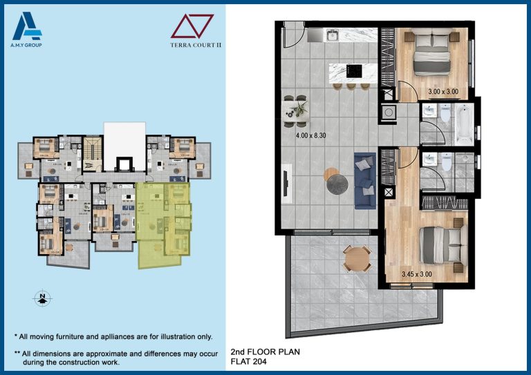 2 Bedroom Apartment for Sale in Germasogeia, Limassol District