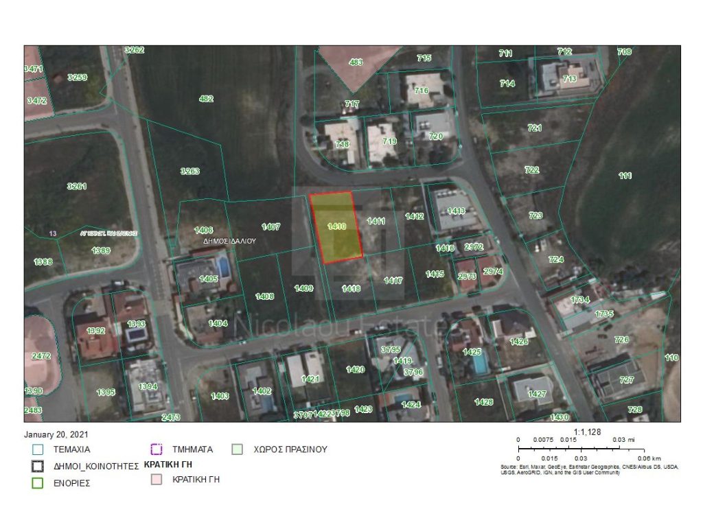 582m² Plot for Sale in Kallepeia, Nicosia District