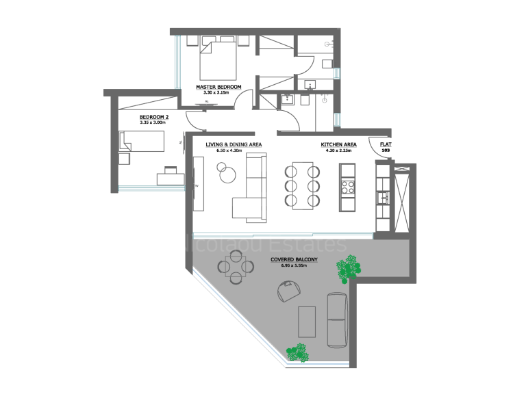 3 Bedroom Apartment for Sale in Engomi, Nicosia District