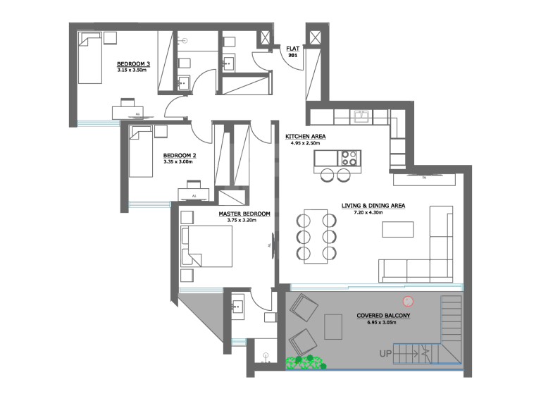 3 Bedroom Apartment for Sale in Engomi, Nicosia District