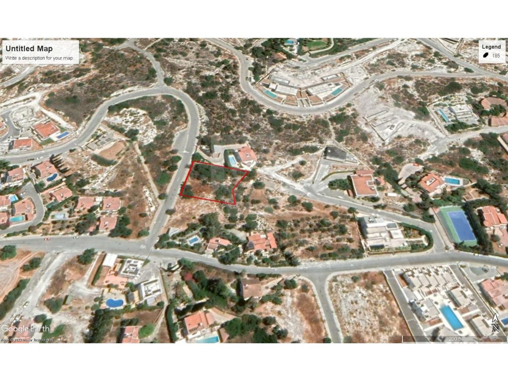 1,271m² Plot for Sale in Agios Tychonas, Limassol District