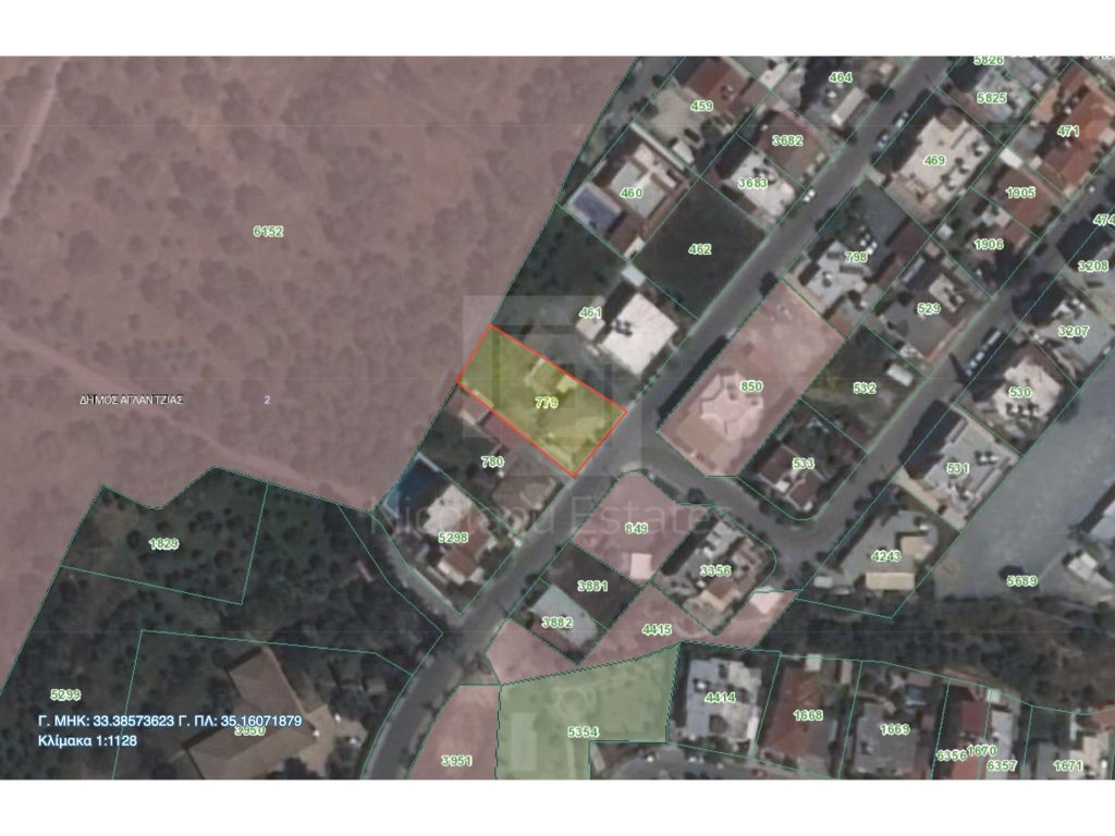 669m² Plot for Sale in Aglantzia, Nicosia District