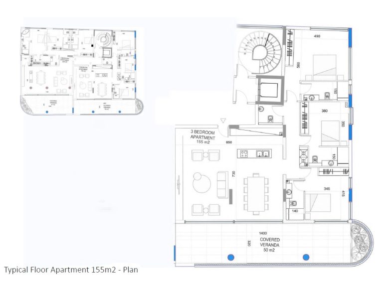 Cheap Apartments for Sale Nicosia up to 600000 euro