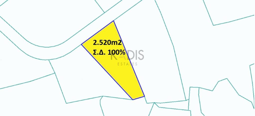 2,520m² Plot for Sale in Dali, Nicosia District