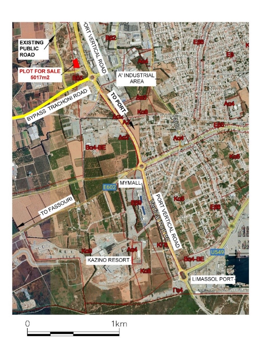 5,017m² Commercial Plot for Sale in Kato Polemidia, Limassol District