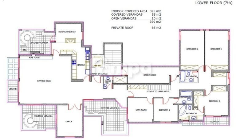 4 Bedroom Apartment for Sale in Agioi Omologites, Nicosia District