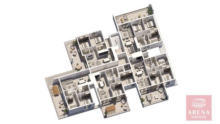 2 Bedroom Apartment for Sale in Aradippou, Larnaca District