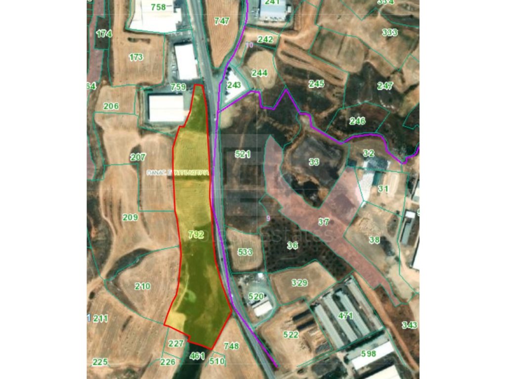 18,836m² Plot for Sale in Dali, Nicosia District