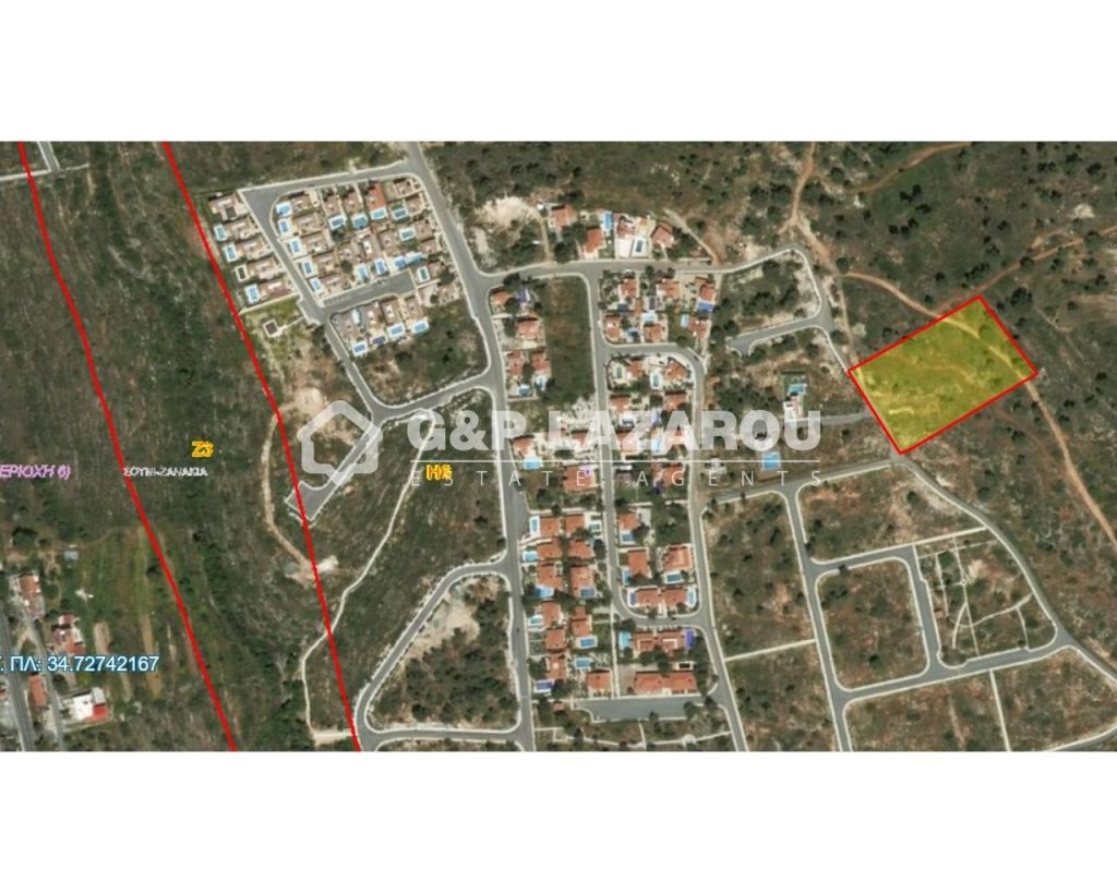 7,693m² Plot for Sale in Souni, Limassol District