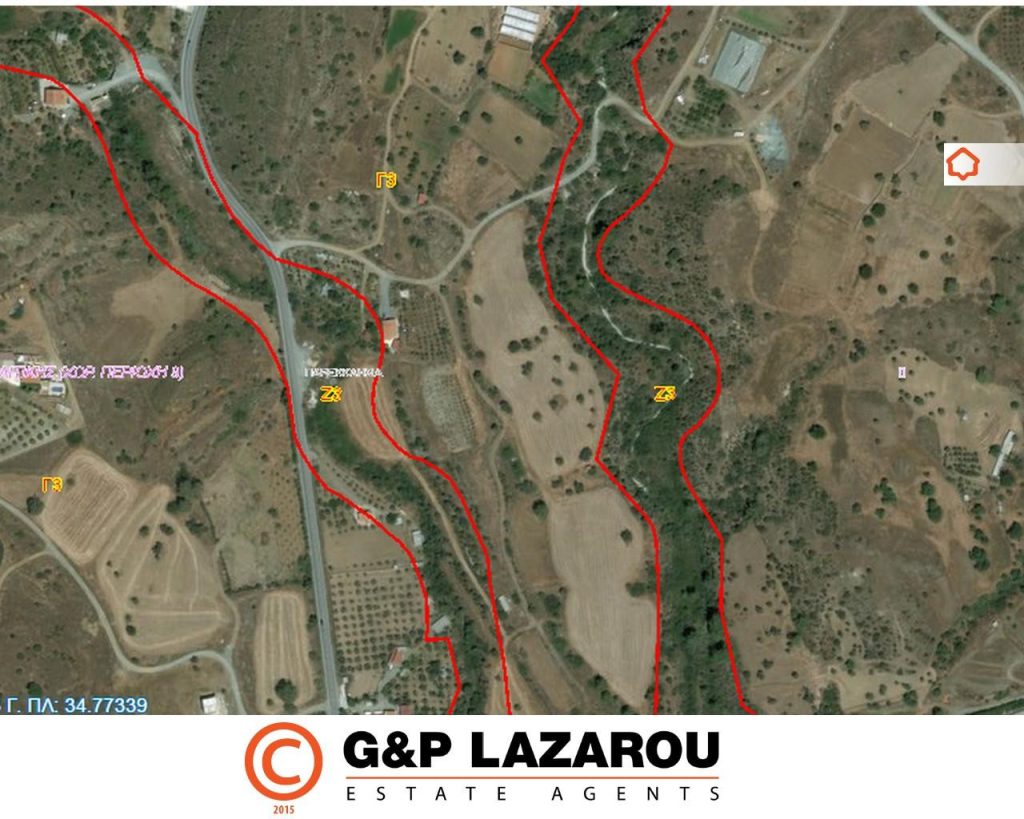 9,700m² Plot for Sale in Parekklisia, Limassol District