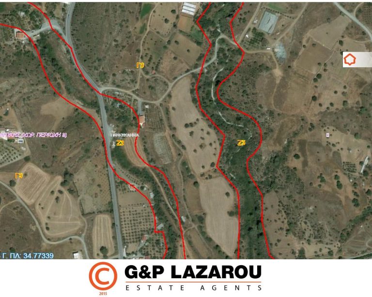9,700m² Plot for Sale in Parekklisia, Limassol District