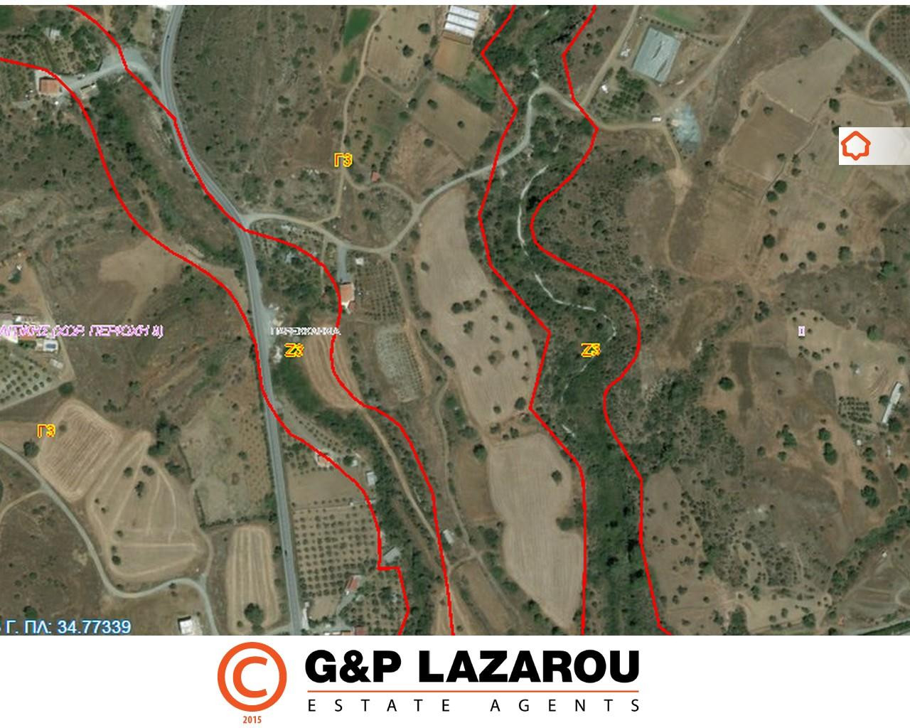 9,700m² Plot for Sale in Parekklisia, Limassol District