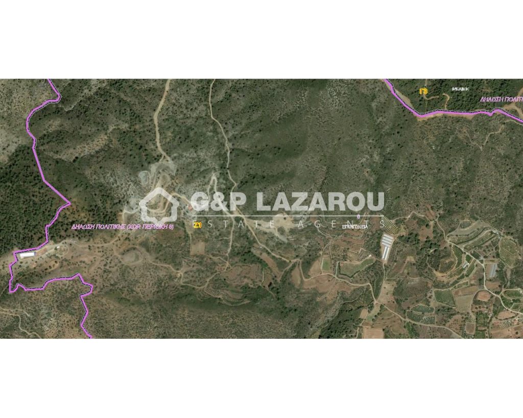 13,378m² Plot for Sale in Eptagoneia, Limassol District