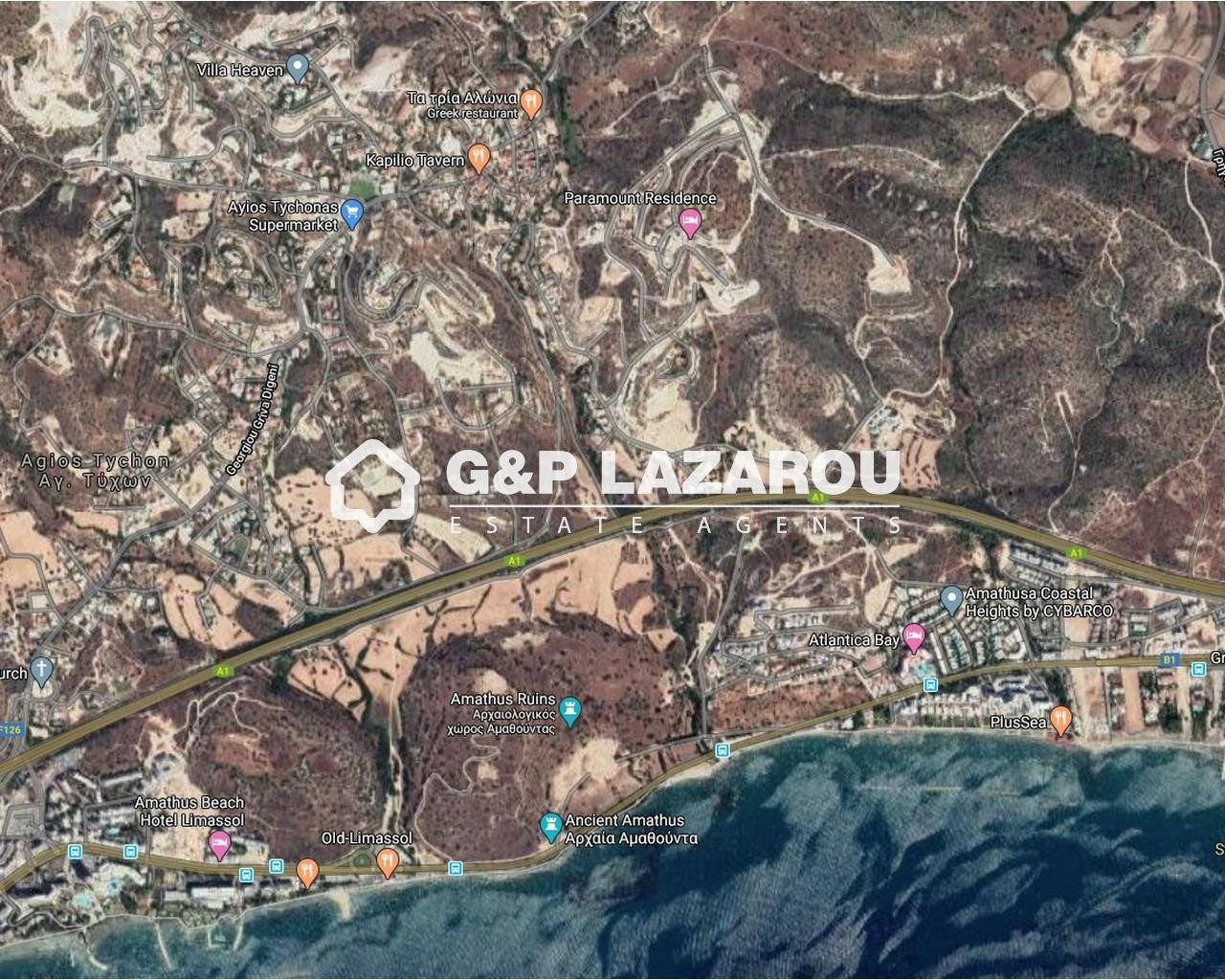 2,643m² Plot for Sale in Agios Tychonas, Limassol District