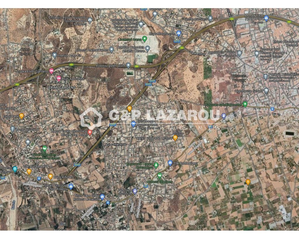 7,693m² Plot for Sale in Ypsonas, Limassol District