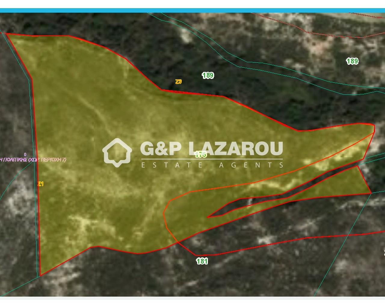 16,389m² Plot for Sale in Palodeia, Limassol District
