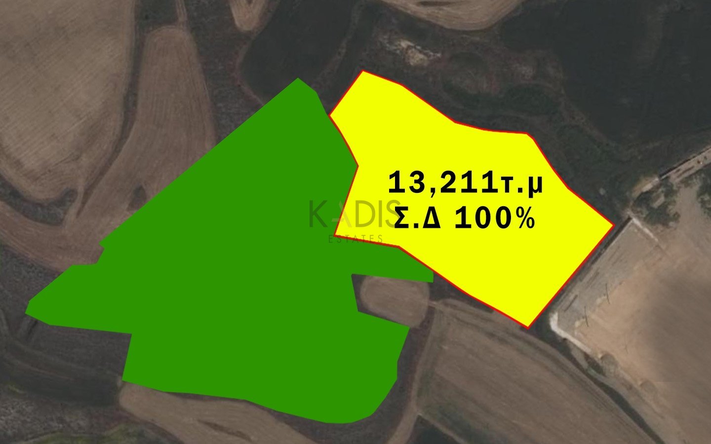 13,211m² Plot for Sale in Dali, Nicosia District