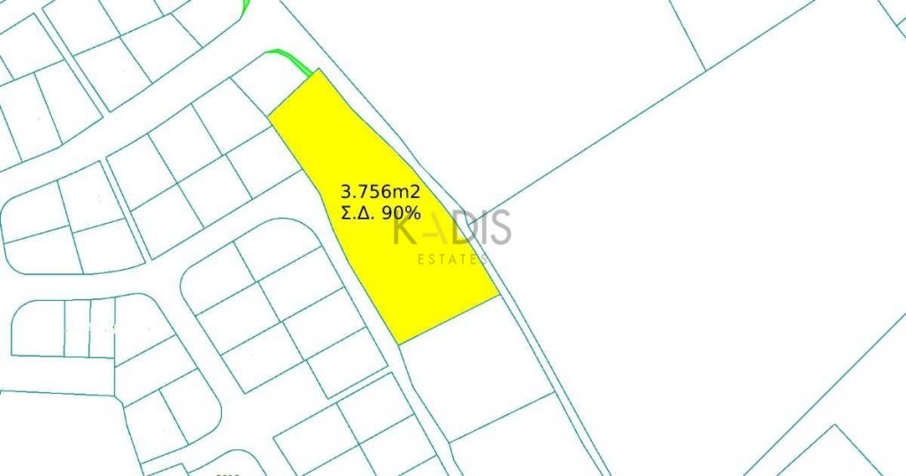 3,756m² Plot for Sale in Dali, Nicosia District