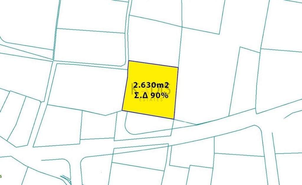 2,630m² Plot for Sale in Dali, Nicosia District