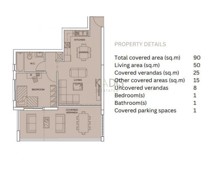 2 Bedroom Apartment for Sale in Livadia Larnakas, Larnaca District