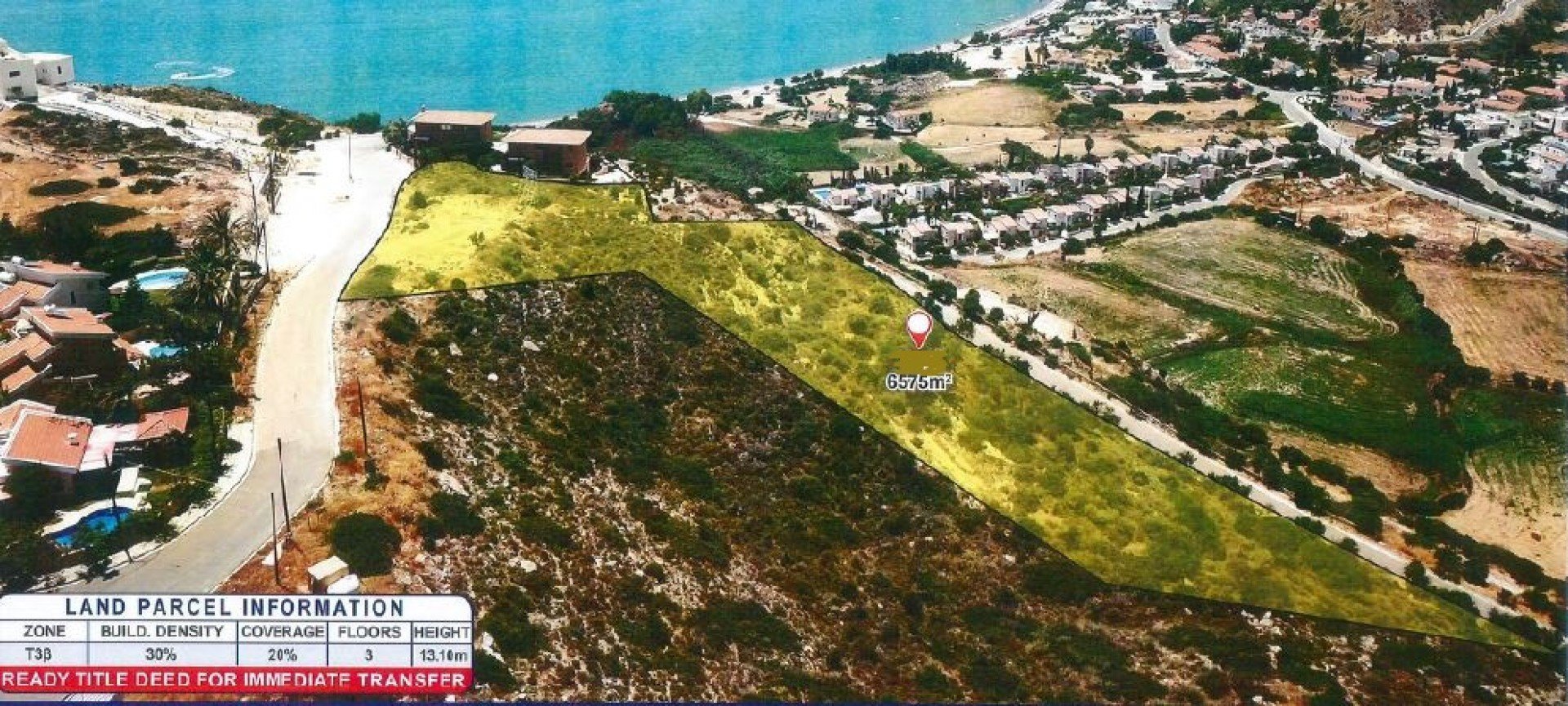 6,575m² Plot for Sale in Pissouri, Limassol District