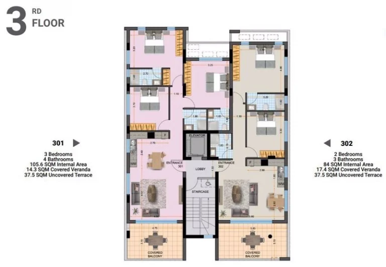 3 Bedroom Apartment for Sale in Faneromeni, Larnaca District