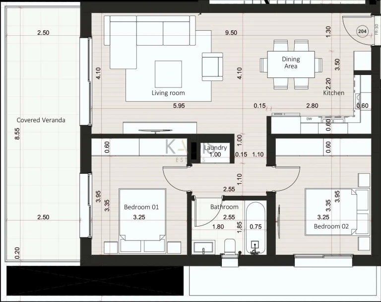 1 Bedroom Apartment for Sale in Limassol – Mesa Geitonia