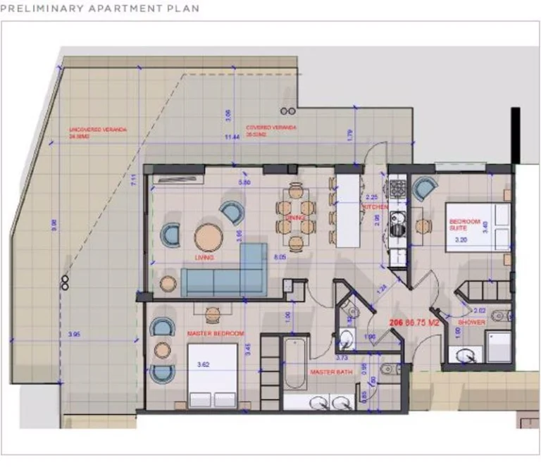 2 Bedroom Apartment for Sale in Chlorakas, Paphos District