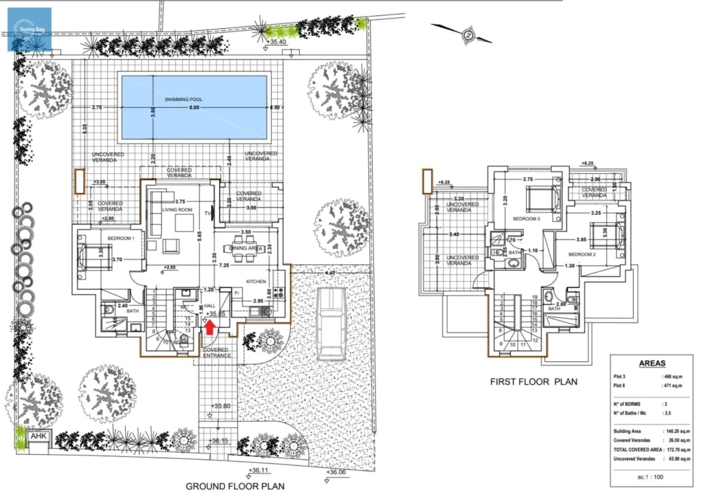 3 Bedroom House for Sale in Chlorakas, Paphos District