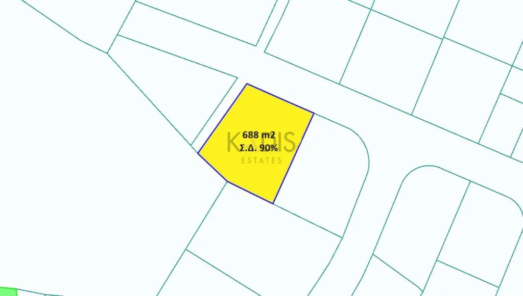 688m² Plot for Sale in Dali, Nicosia District