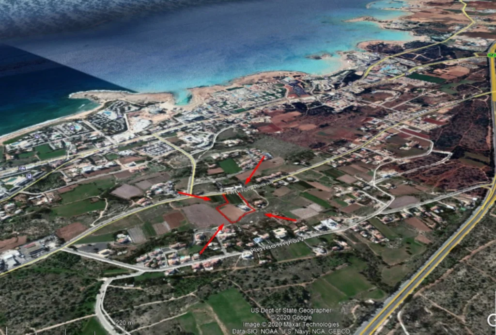 9,735m² Plot for Sale in Famagusta – Agia Napa