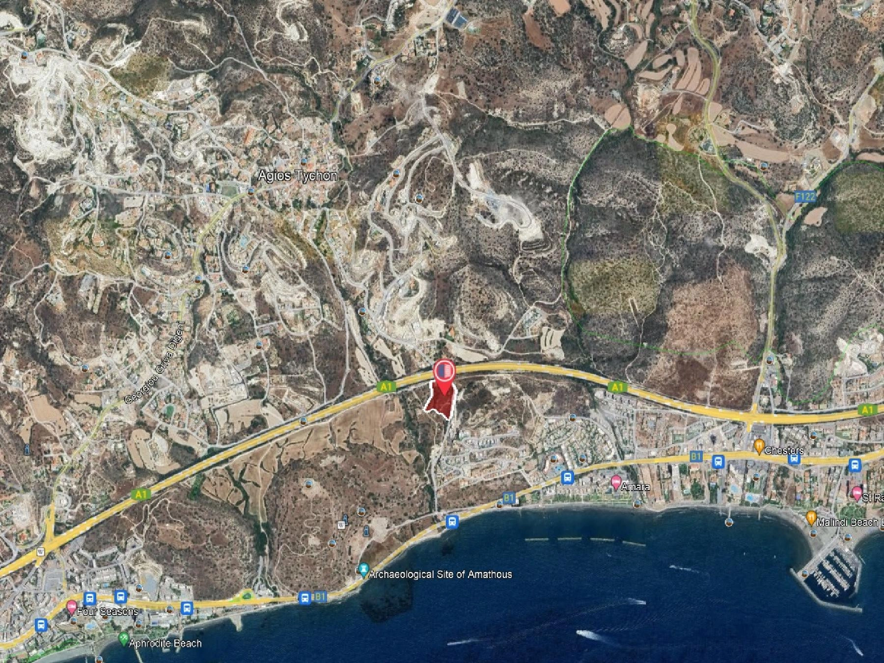 16,846m² Plot for Sale in Agios Tychonas, Limassol District
