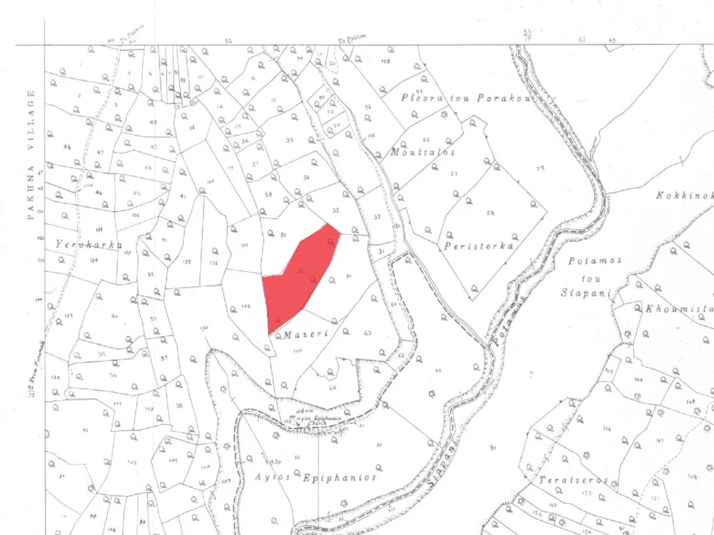 23,412m² Plot for Sale in Pachna, Limassol District