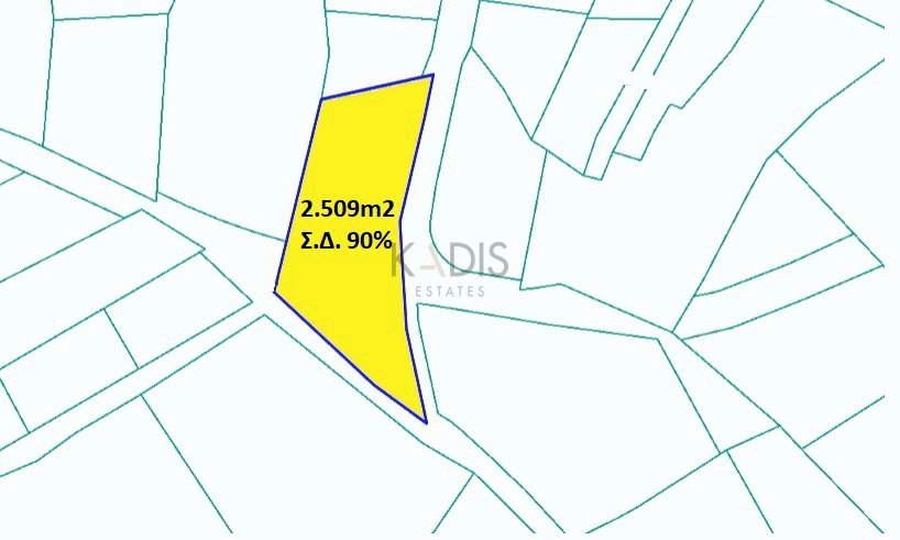 2,509m² Plot for Sale in Dali, Nicosia District