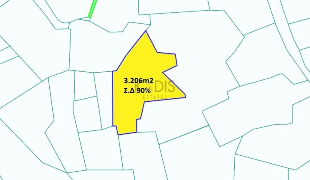 3,206m² Plot for Sale in Dali, Nicosia District