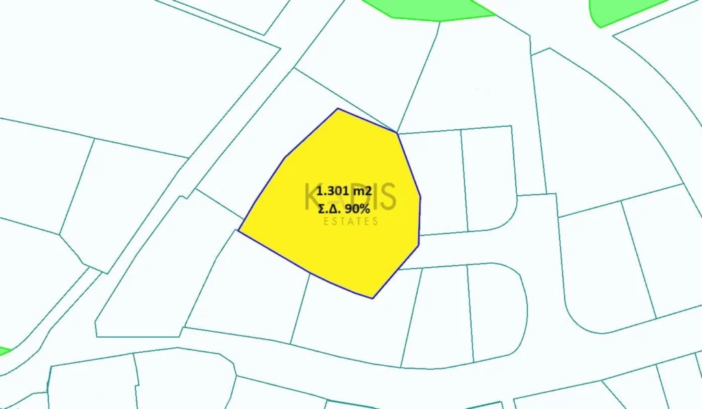 1,301m² Plot for Sale in Limassol – Agios Athanasios