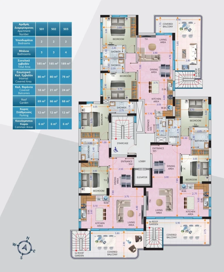 3 Bedroom Apartment for Sale in Larnaca District