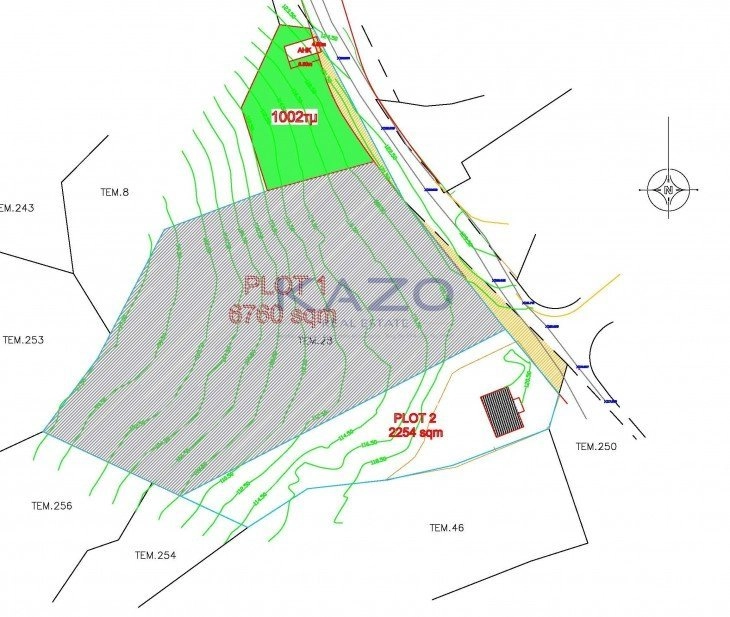 6,750m² Plot for Sale in Parekklisia, Limassol District