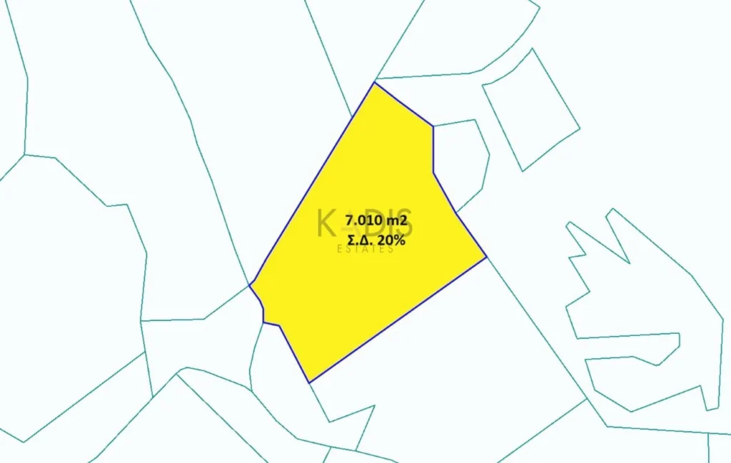 7,010m² Plot for Sale in Parekklisia, Limassol District