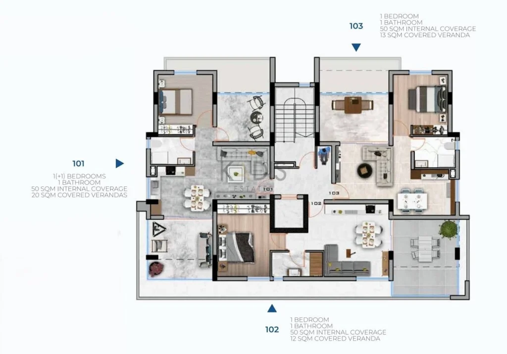 2 Bedroom Apartment for Sale in Livadia Larnakas, Larnaca District