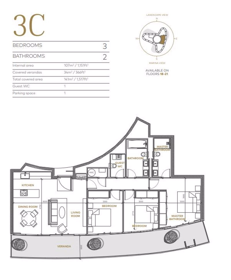 3 Bedroom Apartment for Sale in Famagusta District