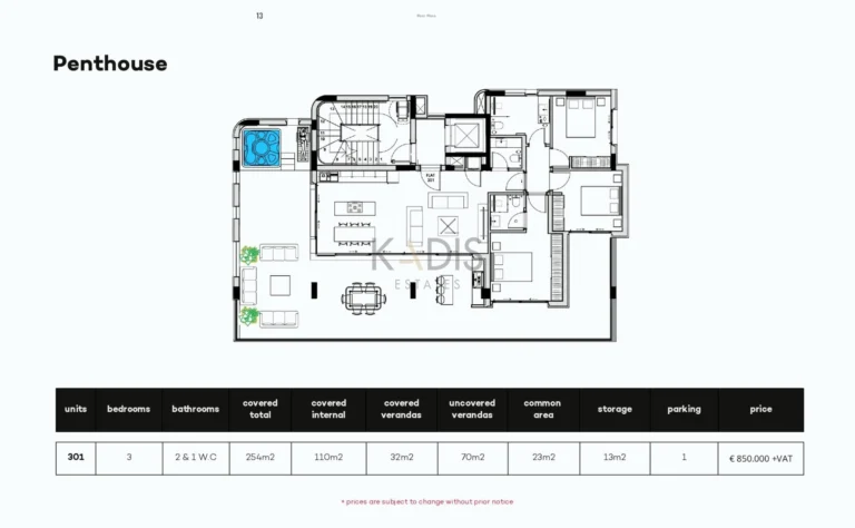 2 Bedroom Apartment for Sale in Limassol – Agios Athanasios