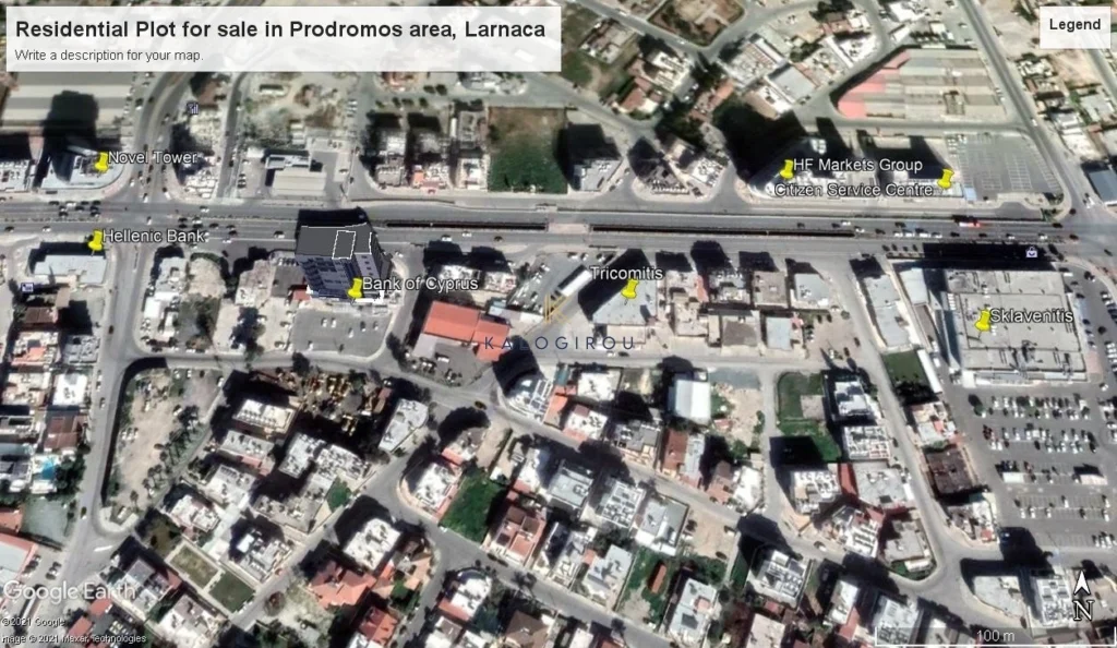 604m² Plot for Sale in Larnaca District