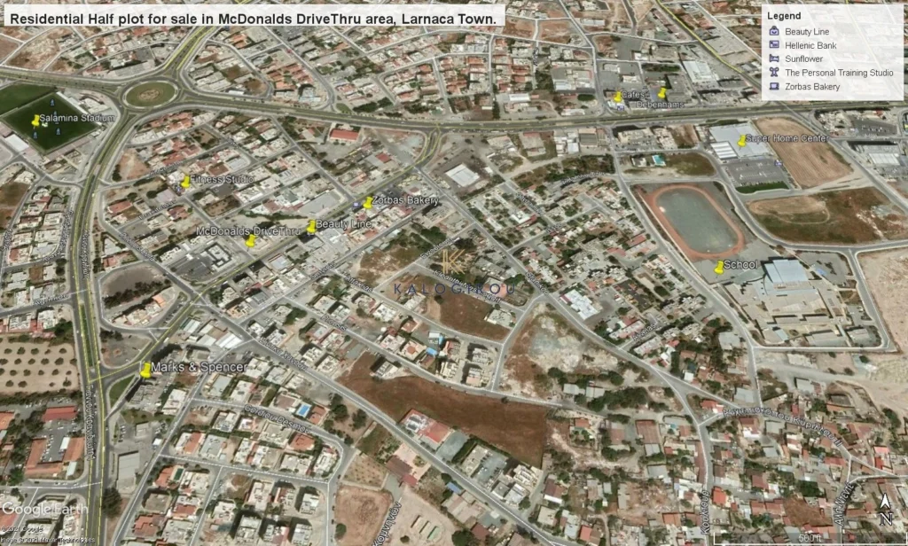 283m² Plot for Sale in Larnaca District