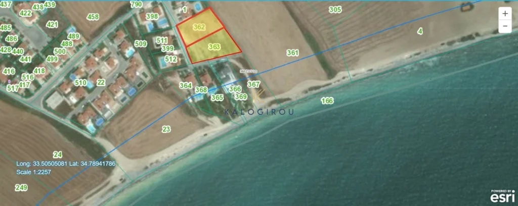 2,820m² Plot for Sale in Mazotos, Larnaca District