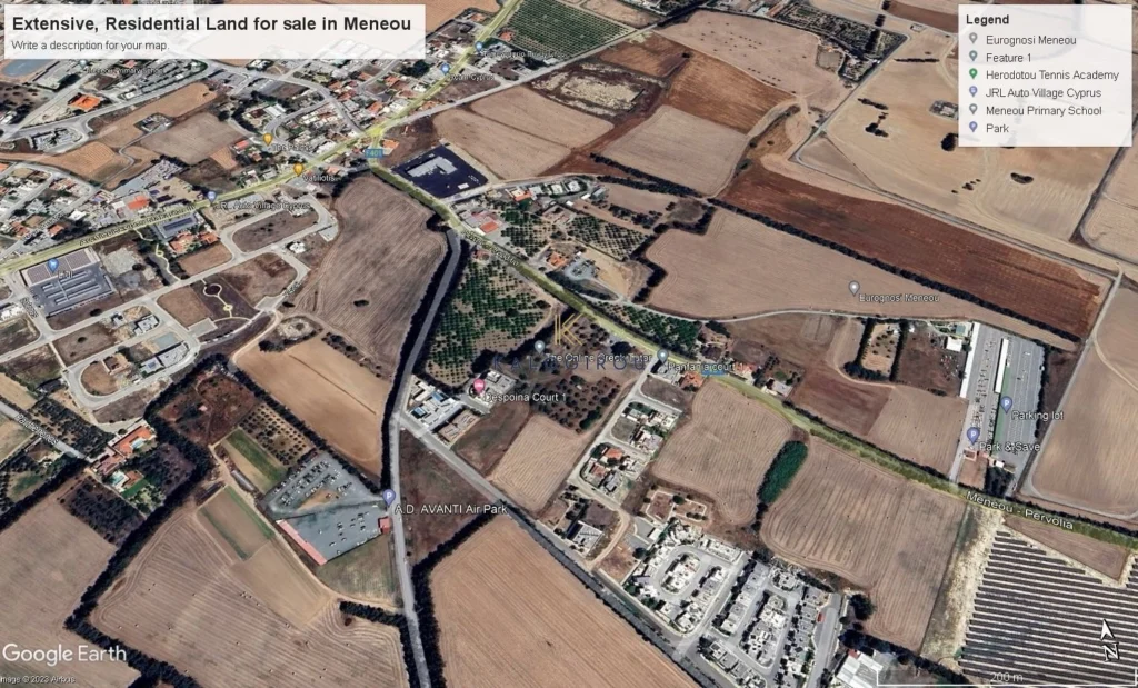 6,504m² Plot for Sale in Meneou, Larnaca District