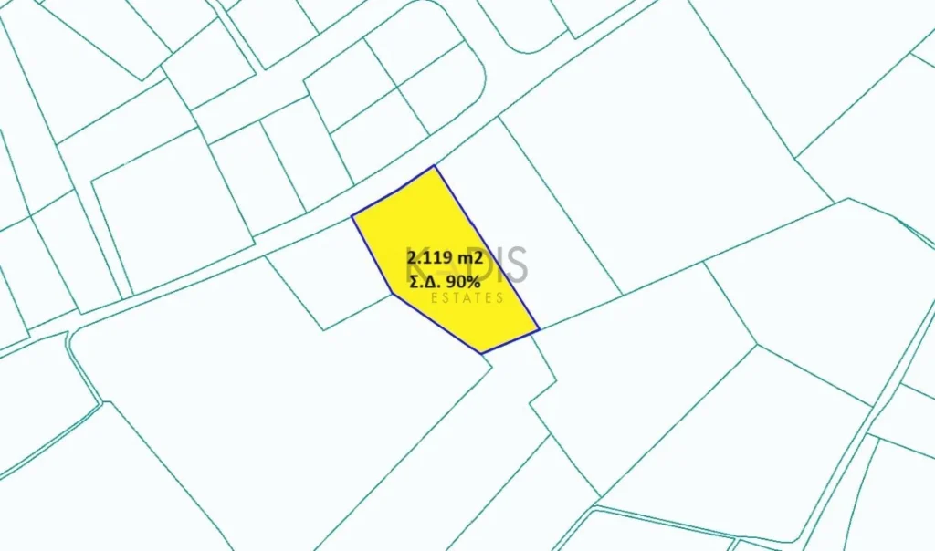 2,119m² Plot for Sale in Dali, Nicosia District