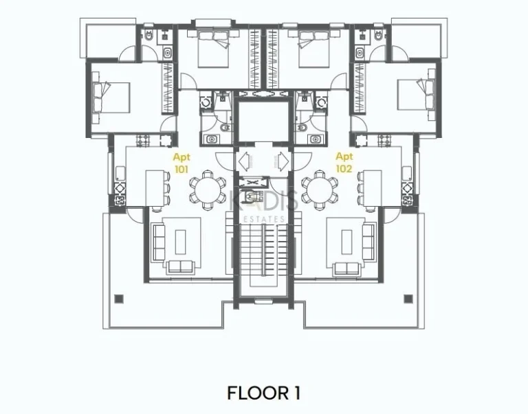 2 Bedroom Apartment for Sale in Limassol – Neapolis