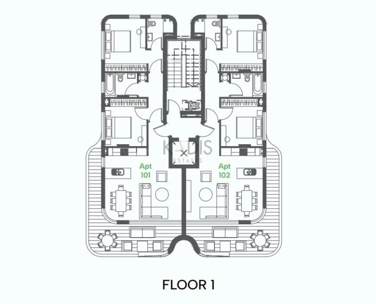 2 Bedroom Apartment for Sale in Limassol – Neapolis