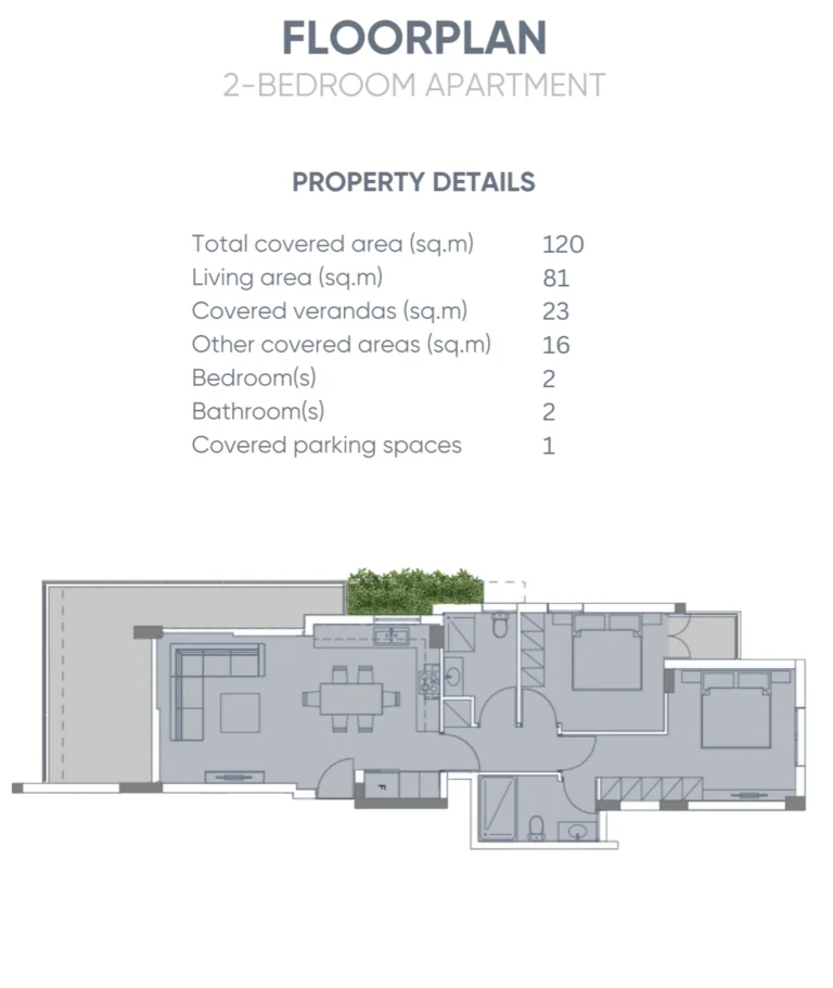 2 Bedroom Apartment for Sale in Larnaca